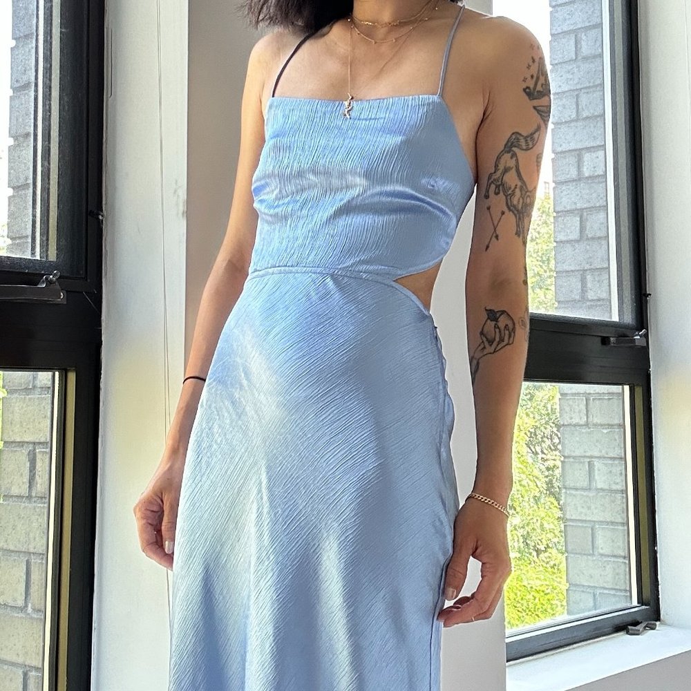 Rahi Jacie Midi Dress, Bondi Blue XS